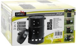 Kokogļu grils-smēķētājs 3in1 Cattara Pisa 40 cm