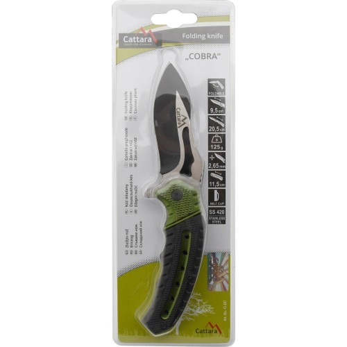 Складной нож с фиксатором Cattara Cobra, 20 см