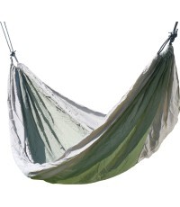 Šūpuļtīkls Cattara neilona - zaļganbrūns 275 x 137 cm