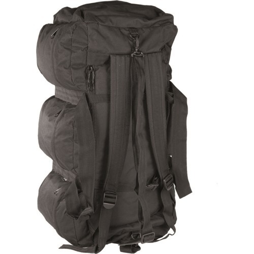 Чёрная дорожная сумка Mil-Tec Combat Duffle 98 л