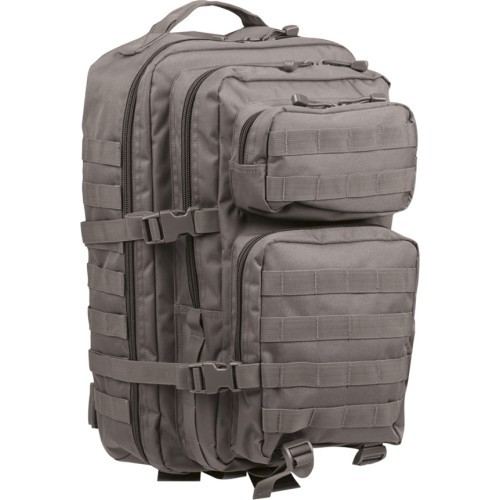 Pilsētas mugursoma US Assault Large, pelēka Mil-Tec