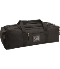 BLACK COMBAT DUFFLE BAG