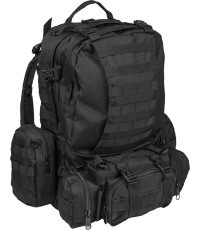 Mugursoma Mil-Tec Defense Pack Assembly, melna