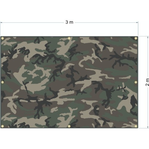 Водонепроницаемый тент Cattara 2x3 м