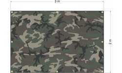 Водонепроницаемый тент Cattara 2x3 м