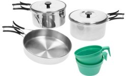 COOK SET STAINLESS STEEL 2 PERSONS