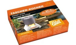 GERMAN ESBIT® FOLD. STOVE W.FUEL TAB.