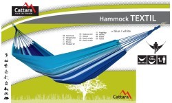 Гамак Cattara Textil - сине-белый 200 x 100 см
