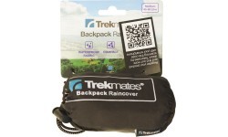 Mugursomas lietus pārvalks Trekmates S, 45 l, melns