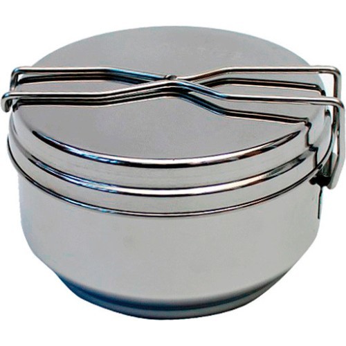 Pot Yate, 2 Parts, Inox