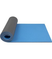 Divslāņu paklājs Yate, 10 mm – melns/zils