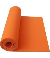Vienslāņa paklājs Yate, 8 mm – oranžs