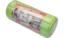 Massage Roller YATE - 33x14 cm, green
