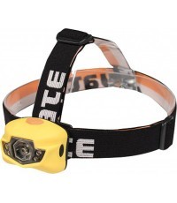 Налобный фонарь Yate Panter 3W Cree + 2 LED, желтый