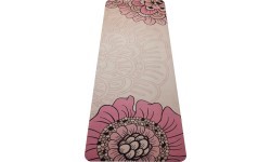 Yoga Mat Yate, Natural Rubber, 4 mm - Pattern F, Beige