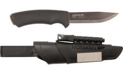 Nazis Morakniv Bushcraft Survival, oglekļa tērauds, melns