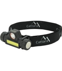 Galvas lukturis Cattara, 120 lm, uzlādējams
