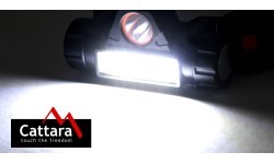 Galvas lukturis Cattara, 120 lm, uzlādējams