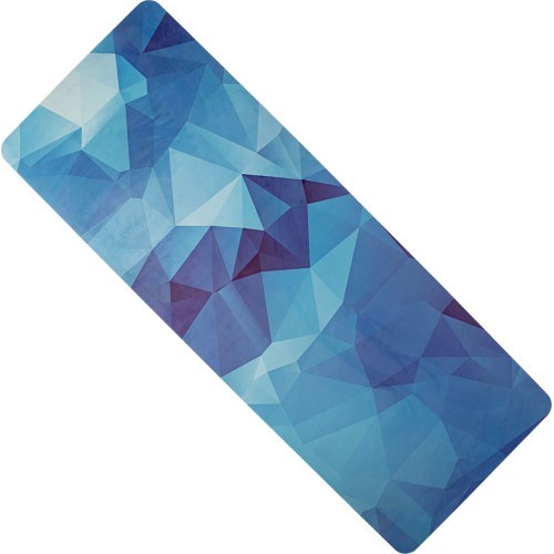 Yoga Mat Yate, Natural Rubber, 4mm, Blue Crystal 