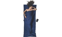 Дорожный вкладыш в спальный мешок Cocoon, микрофибра, синий