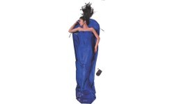 Guļammaisa ieliktnis MummyLiner Cocoon, zīda, ultramarīna zils