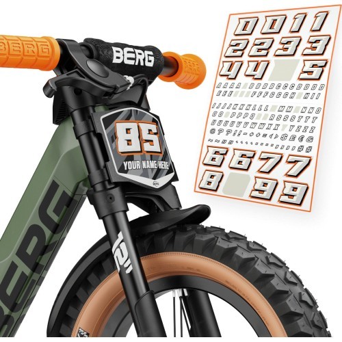 BERG Biky Trail зелёный с ручным тормозом