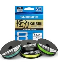 Shimano Kairiki 8, 150 м, 0,19 мм, 12 кг, желтый