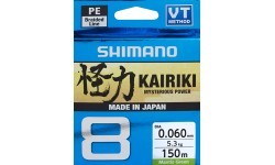 Spoles Shimano Kairiki 8 Mantis Green, 150m, 0.215mm, 20.8kg
