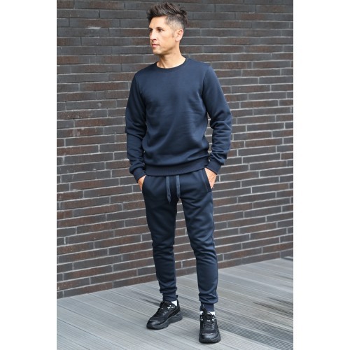 Мужской флисовый спортивный костюм J.Style Blue 68C10380-25