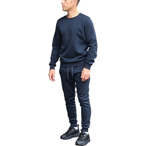 J.Style Men's Fleece Tracksuit Blue 68C10380-25