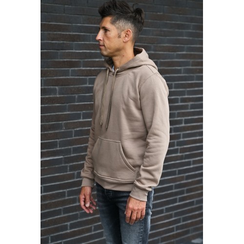 J.Style Men's Fleece Sweatshirt Beige 68B2009-91