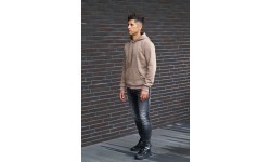 J.Style Men's Fleece Sweatshirt Beige 68B2009-91