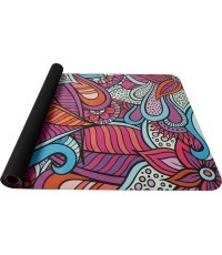 Yate Jogas paklājiņš, dabiskais kaučuks, 4 mm, sarkans