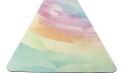 Коврик для йоги Yate, натуральный каучук, 4 мм, Rainbow