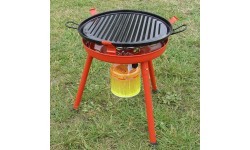 Daudzfunkcionāls plītiņš un grils Yate GR-823, 3 kājas, virsma 40 cm
