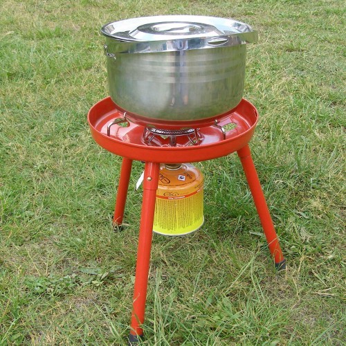 Daudzfunkcionāls plītiņš un grils Yate GR-823, 3 kājas, virsma 40 cm