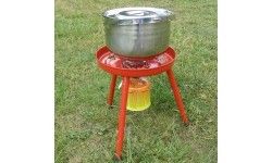 Daudzfunkcionāls plītiņš un grils Yate GR-823, 3 kājas, virsma 40 cm