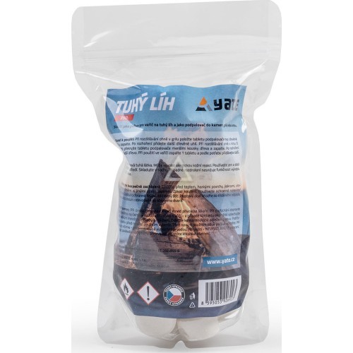 Cietā spirta tabletes Yate PE maisiņā, 200 g
