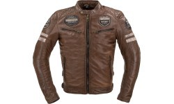 Men’s Leather Jacket W-TEC Milano - Brown