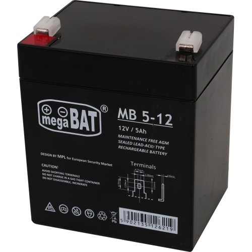 Akumulators 12 V/5 Ah