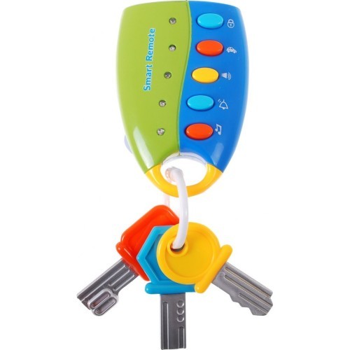 Set Of Keys Remote Control Steering Wheel Blue