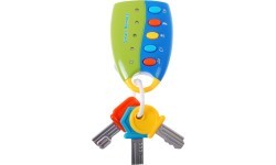 Set Of Keys Remote Control Steering Wheel Blue
