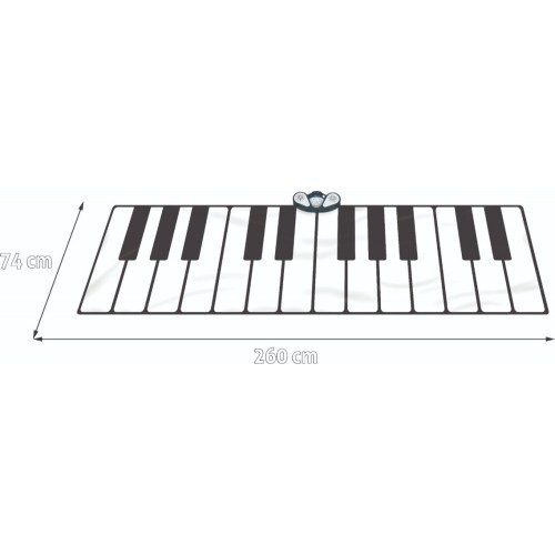 Large Super Keyboard Music Mat