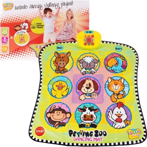 Танцующий коврик Twister с животными