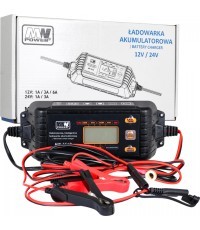ЗАРЯДНОЕ УСТРОЙСТВО С ЖК-ДИСПЛЕЕМ 12V I 24V