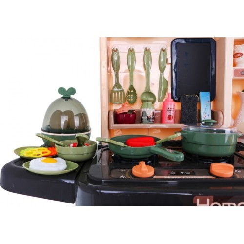 Bērnu virtuvīte KitchenEtte ar tekošu ūdeni, 65 daļas
