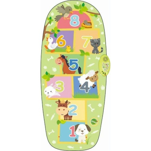 Spēļu paklājs Class Animals, zaļš