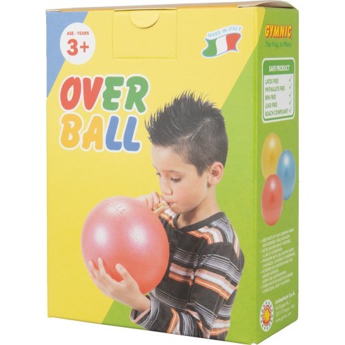 Реабилитационный мяч Yate Overball, жёлтый, 23 см
