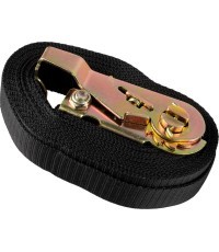 YATE Sprūdrata siksna ar sprūdrata mehānismu, platums 25 mm, garums 5,7 m