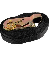 YATE Sprūdrata siksna ar sprūdrata mehānismu, platums 25 mm, garums 4,3 m